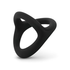   Easytoys Desire Ring - fleksibilni prsten za penis i testise - crni
