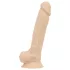 Real Fantasy Ashton - realistični dildo s testisima - 20,5 cm - natur