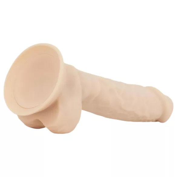 Real Fantasy Ashton - realistični dildo s testisima - 20,5 cm - natur
