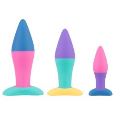 PMV20 Koda - analni plug set - višebojni