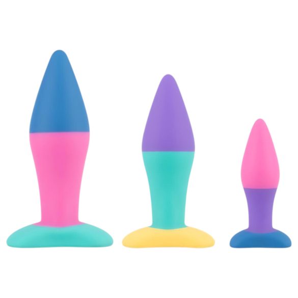 PMV20 Koda - analni plug set - višebojni