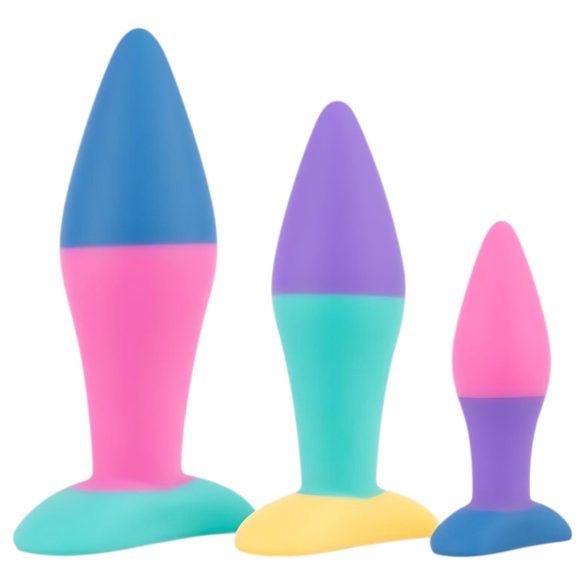 PMV20 Koda - analni plug set - višebojni