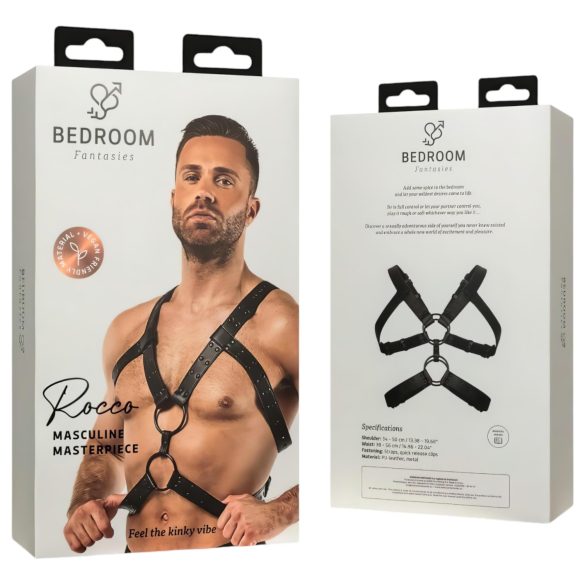 Bedroom Fantasies Rocco - tijelo za tijelo - crno - S-XL