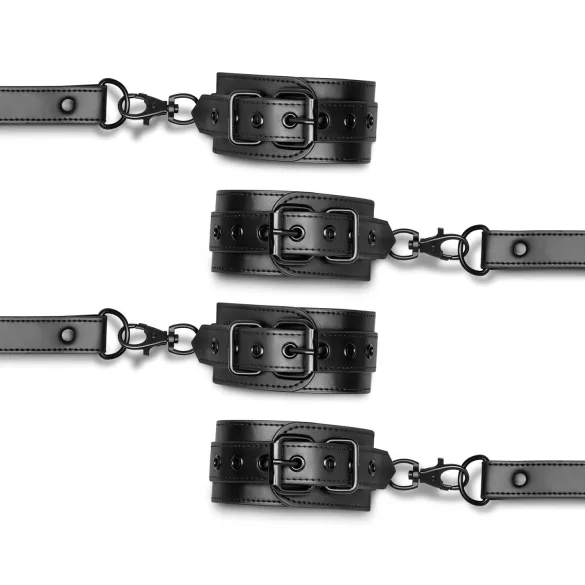 Bedroom Fantasies - lisice za gležnjeve i zapešća - crne