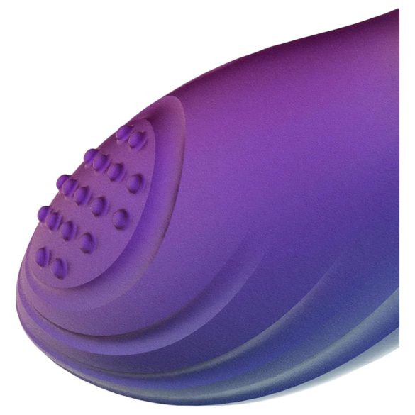 Hueman Galaxy - pulsirajući analni vibrator - ljubičasta