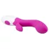 Easytoys - vibrator s klitoralnim nastavkom - punjivi - roza