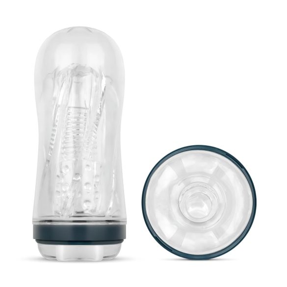 FPPR. - masturbator za muškarce - spiralni dizajn - prozirno
