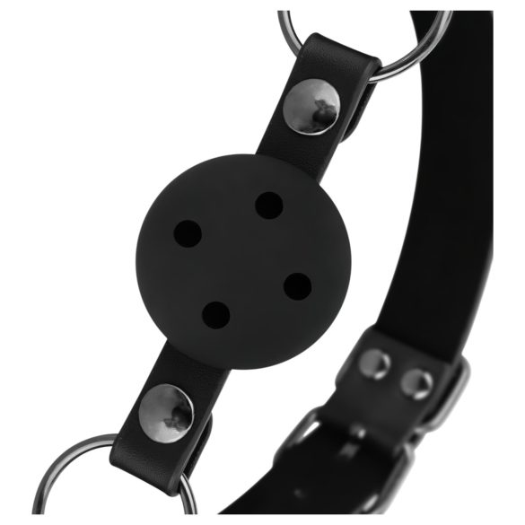 Bedroom Fantasies - set za vezanje sa zubnim gagom - 3 komada - crna