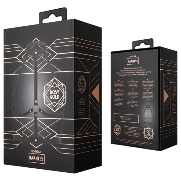 Rosy Gold - masažer za tijelo - crna/ružičasto-zlatna