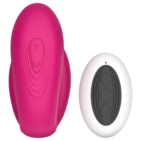 Teazers - vibrator za parove s 3 motora - silikon - roza
