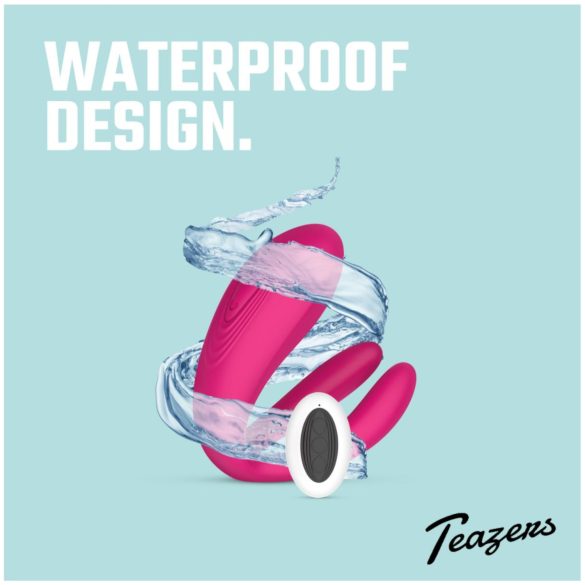 Teazers - vibrator za parove s 3 motora - silikon - roza