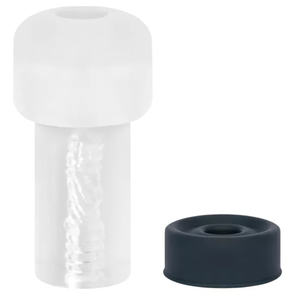 Boners - automatska penis pumpa masturbator (prozirno-crni)