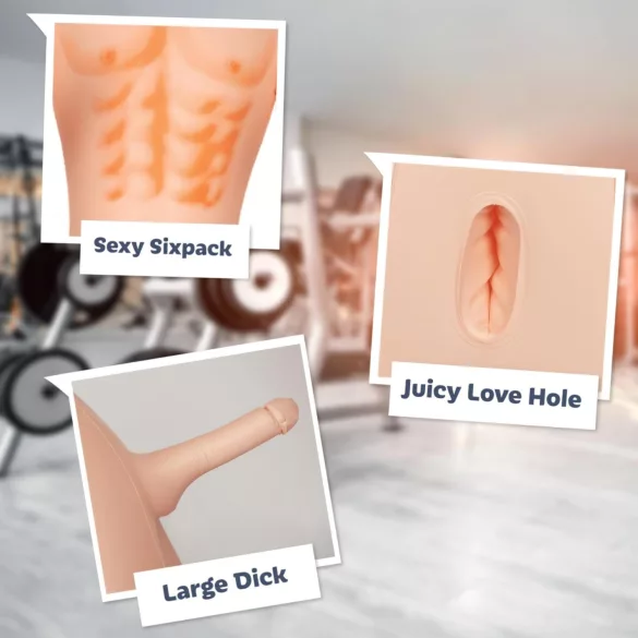 AirDoll David Blowme - napuhujući lutak muškarac - natur boja