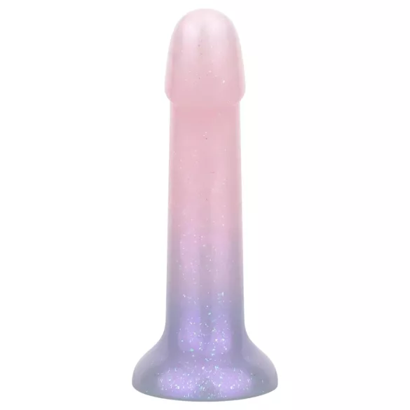 EasyToys Mermaid - dildo s šljokicama - 15 cm - roza
