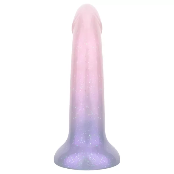 EasyToys Mermaid - dildo s šljokicama - 15 cm - roza