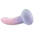 EasyToys Mermaid - dildo s šljokicama - 15 cm - roza