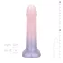 EasyToys Mermaid - dildo s šljokicama - 15 cm - roza
