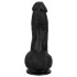 Easytoys - realistični dildo s testisima - 12 cm - crni