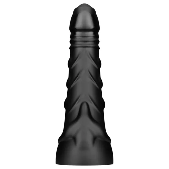 BUTTR Black Hawk - realistični analni dildo - crni