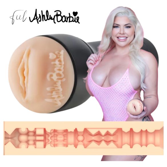 Kiiroo Ashley Barbie - umjetna vagina masturbator (prirodna boja)