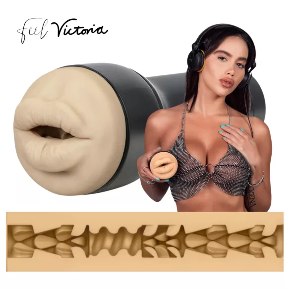 Kiiroo Victoria June - umjetna usta - kompatibilno s PowerBlowom (prirodna boja)