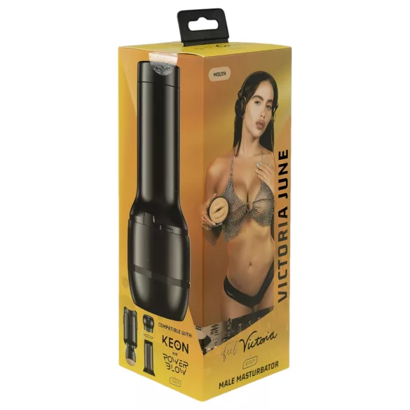 Kiiroo Victoria June - umjetna usta - kompatibilno s PowerBlowom (prirodna boja)