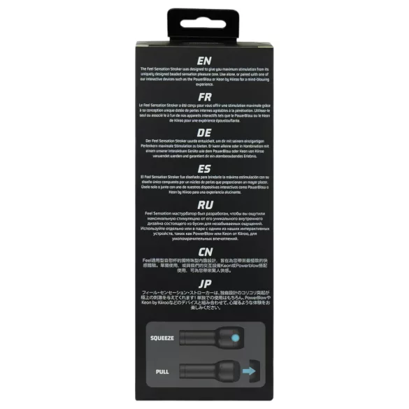 Kiiroo - masturbator kompatibilan s PowerBlow - crna