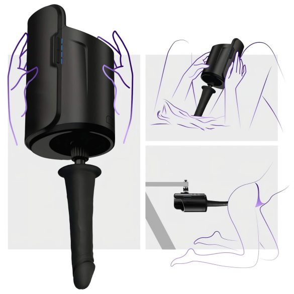Kiiroo Keon - adapter za dildo - crna
