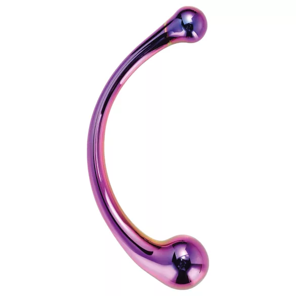 Dreamtoys - stakleni dildo za masažu - ljubičasti