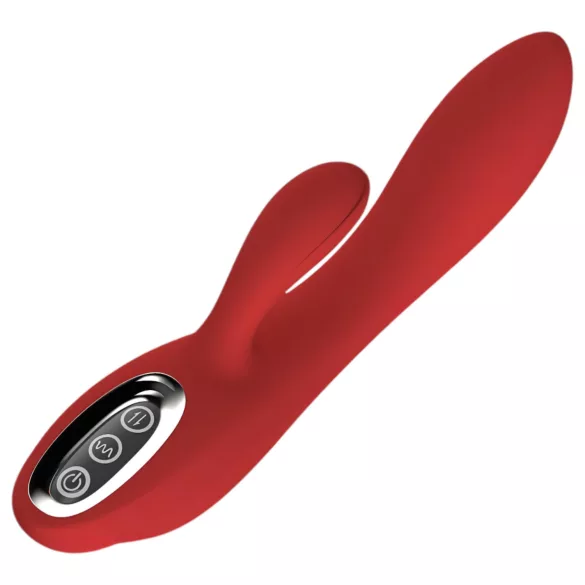 Red Revolution Sofia - vibrator s masažerom za klitoris - punjivi - crveni