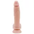 Mr. Dixx 7.6 - dildó s testisima i vakuumskom čašicom - natur - 19,5 cm