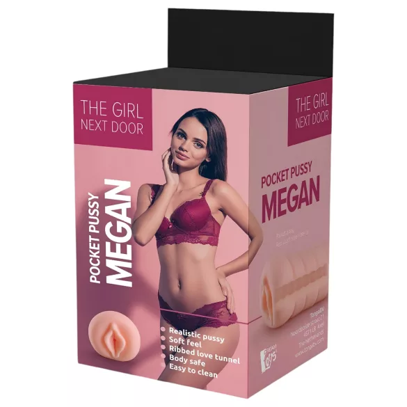 The Girl Next Door Megan - realistična umjetna vagina - prirodna boja