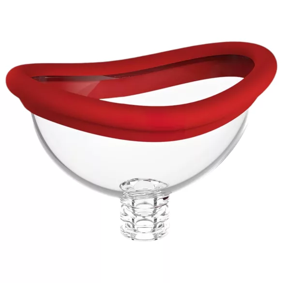 Red Revolution Georgia - G točka vibrator i pumpica za vaginu - silikon crvena