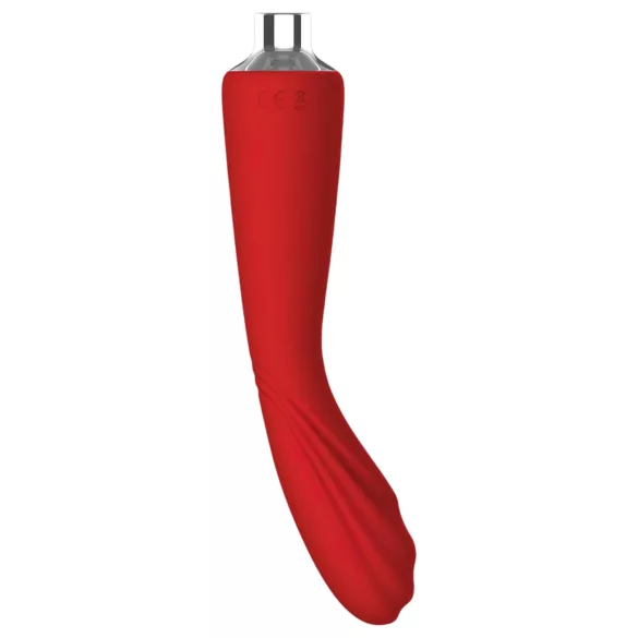 Red Revolution Georgia - G točka vibrator i pumpica za vaginu - silikon crvena