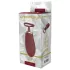 Dreamtoys Roxy - vibrator s usisavanjem i lizanjem - bordo