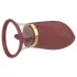 Dreamtoys Roxy - vibrator s usisavanjem i lizanjem - bordo