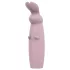 Nude Hazel - vibrator za klitoris s ušima - punjivi - ljubičasti