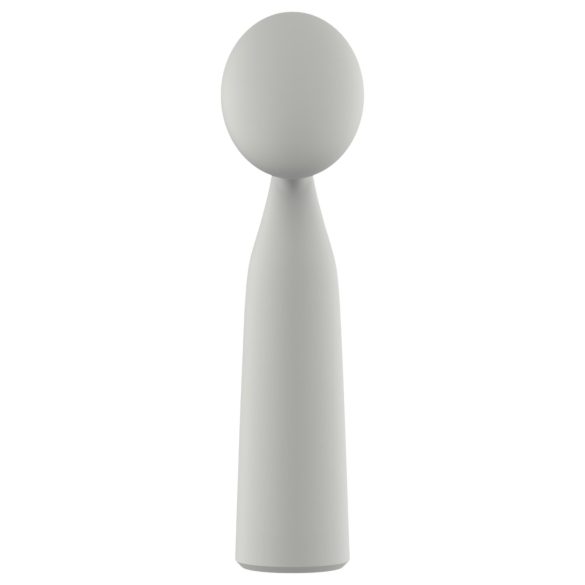 Nude Luna - mini wand vibrator na punjenje - siva