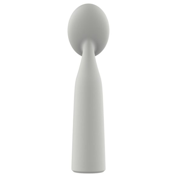 Nude Luna - mini wand vibrator na punjenje - siva