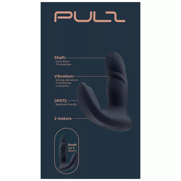 Dreamtoys Pulz - potisni analni vibrator s daljinskim upravljačem (plavi)