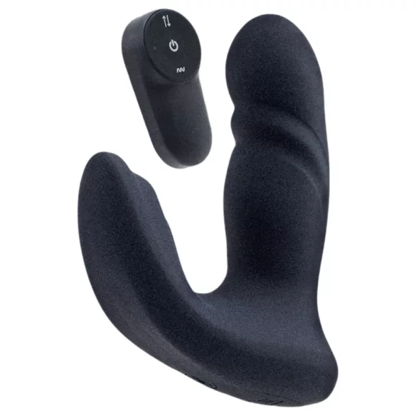 Dreamtoys Pulz - potisni analni vibrator s daljinskim upravljačem (plavi)
