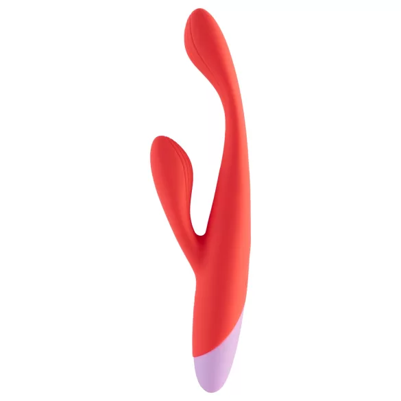 Dreamtoys - Vibrator za G-točku i klitoris - silikon crveni