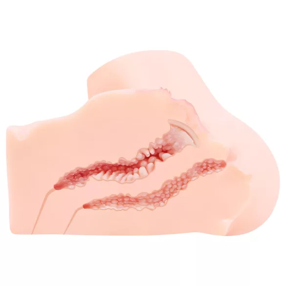 Kokos Onahole - realistični torzo masturbator (prirodna boja)