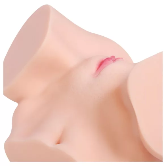 Kokos Onahole - realistični torzo masturbator (prirodna boja)
