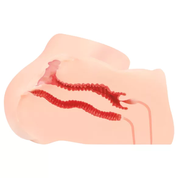 Kokos Hanna Onahole - realističan torzo masturbator (prirodna boja)