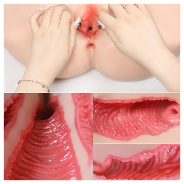 Kokos Vanilla 004 - realistični torzo masturbator - prirodna boja