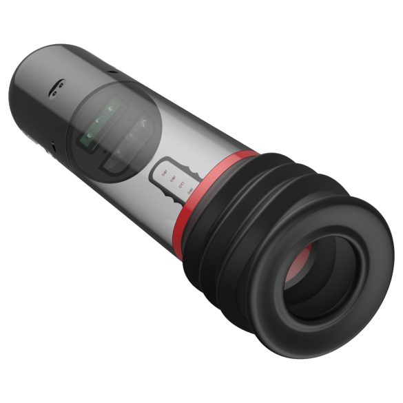 Peak Performa - automatska penis pumpa s infracrvenim svjetlom - prozirna