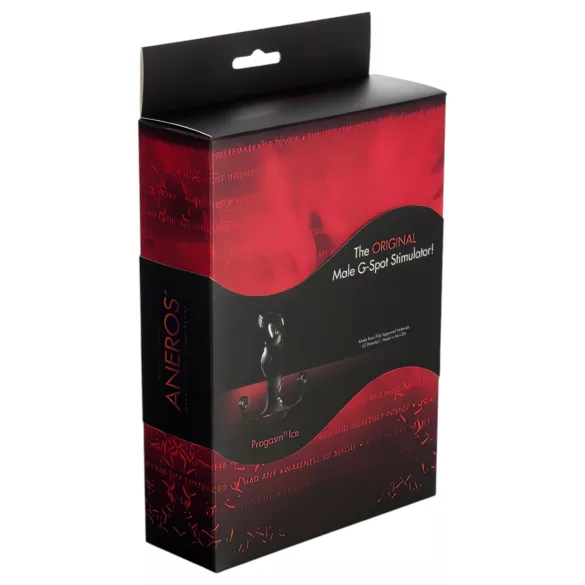 Aneros Black Ice - stimulátor prostate - crni dildo