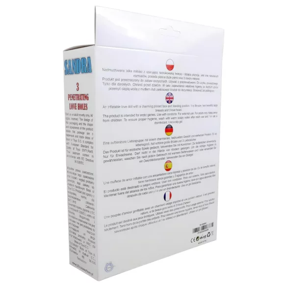 Sandra - napuhujuća lutka na napuhavanje - 165 cm