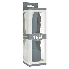 Classic Get Real - realistični vibrator - silikon - crni